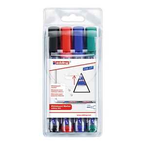 edding 363 Whiteboard-Marker farbsortiert 1,0 - 5,0 mm, 4 St. von Edding