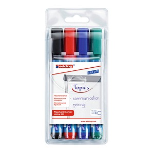 edding 380 Flipchart-Marker farbsortiert 1,5 - 3,0 mm, 4 St. edding 380 Flipchart-Marker farbsortiert 1,5 - 3,0 mm, 4 St. von Edding