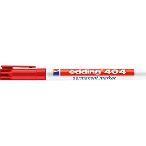 edding 404 Permanentmarker rot 0,75 mm, 1 St. von Edding