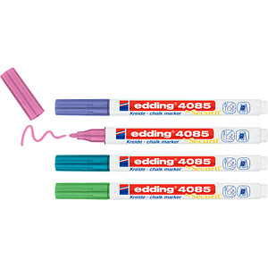 edding 4085 metallic Kreidemarker farbsortiert 1,0 - 2,0 mm, 1 St. edding 4085 metallic Kreidemarker farbsortiert 1,0 - 2,0 mm, 1 St. von Edding