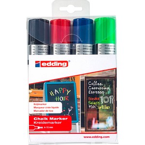 edding 4090-4999 Kreidemarker farbsortiert 4,0 - 15,0 mm, 4 St. edding 4090-4999 Kreidemarker farbsortiert 4,0 - 15,0 mm, 4 St. von Edding