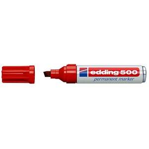 edding 500 Permanentmarker rot 2,0 - 7,0 mm, 1 St. von Edding