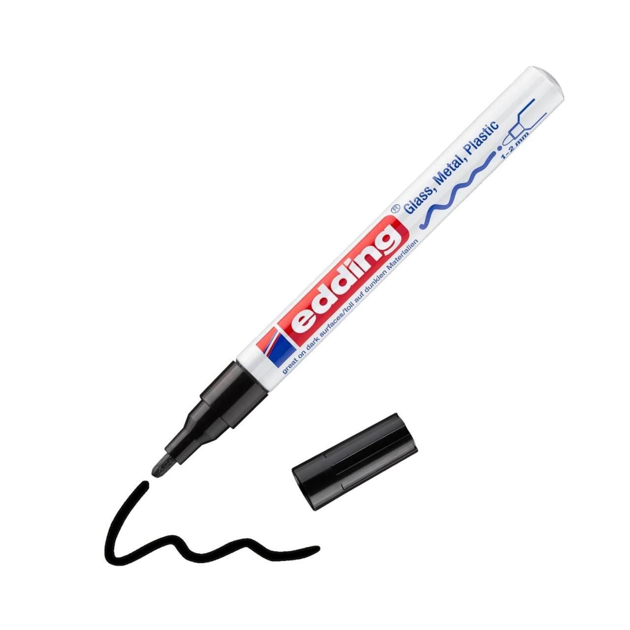 edding 751 Glanzlackmarker - schwarz edding 751 Glanzlackmarker - schwarz von Edding