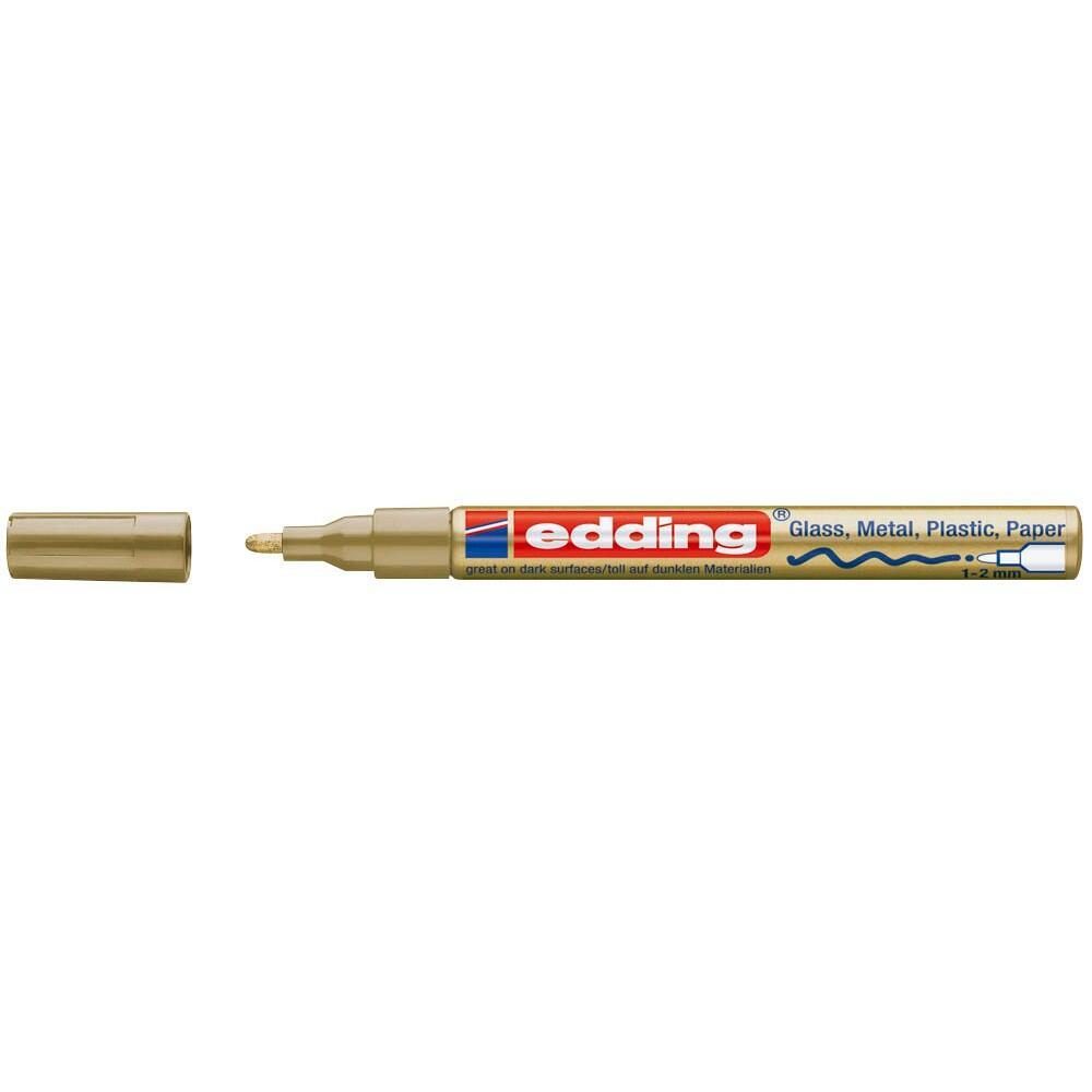 edding 751 creative Lackmarker gold 1,0 - 2,0 mm von Edding