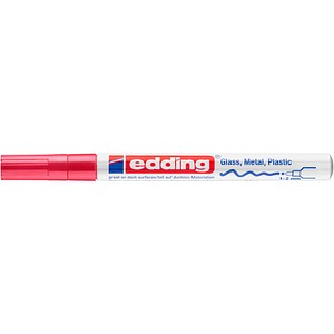 edding 751 creative Lackmarker rot 1,0 - 2,0 mm, 1 St. von Edding