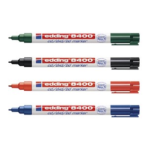 edding 8400 CD-Marker farbsortiert 0,5 - 1,0 mm, 4 St. edding 8400 CD-Marker farbsortiert 0,5 - 1,0 mm, 4 St. von Edding
