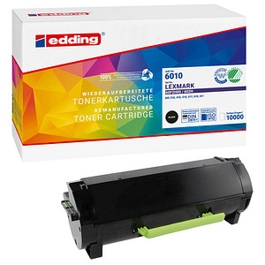 edding EDD-6010  schwarz Toner kompatibel zu LEXMARK 60F2H00 von Edding