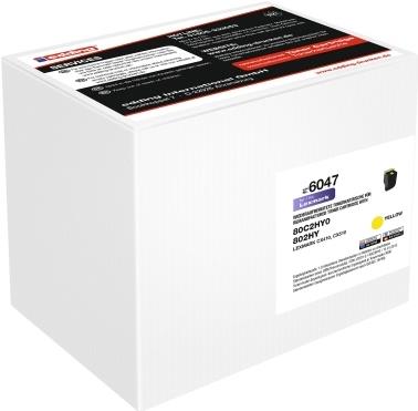 edding EDD-6047 gelb Toner ersetzt LEXMARK 80C2HY0 (18-6047) von Edding