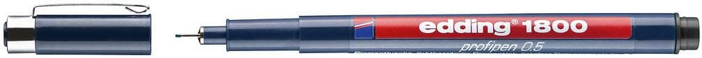 edding 1800 Fineliner 0.1 + 0.3 + 0.5 mm Schwarz edding 1800 Fineliner 0.1 + 0.3 + 0.5 mm Schwarz von Edding