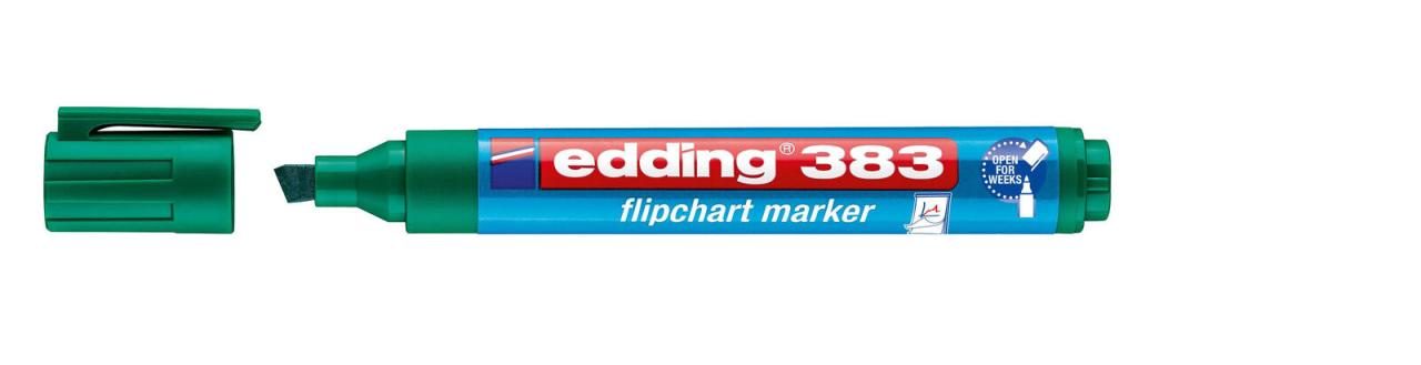 edding Flipchart-Marker 383 1.0 - 5.0 mm Grün von Edding