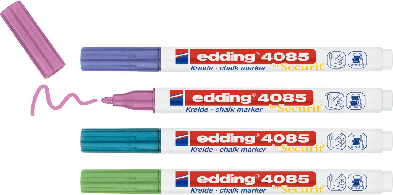 edding 4085 Kreidemarker 1.0 - 2.0 mm Mehrfarbig edding 4085 Kreidemarker 1.0 - 2.0 mm Mehrfarbig von Edding