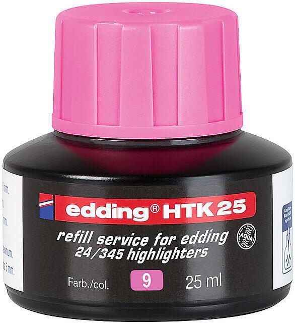 edding Nachfülltinte HTK25 Marker ros pink von Edding
