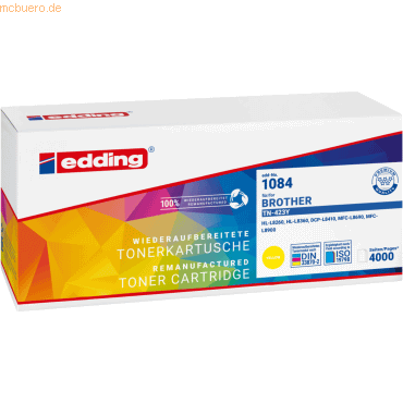 edding Toner 18-1084 wie Brother TN-423Y gelb von Edding