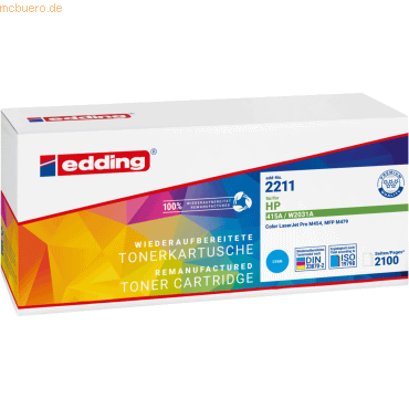 edding Toner 18-2211 wie HP W2031A cyan von Edding