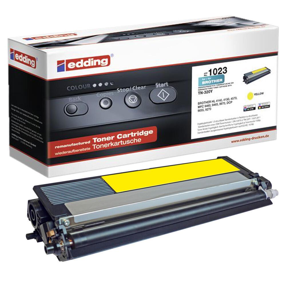 edding Toner EDD-1023 gelb kompatibel zu brother TN-320Y edding Toner EDD-1023 gelb kompatibel zu brother TN-320Y von Edding