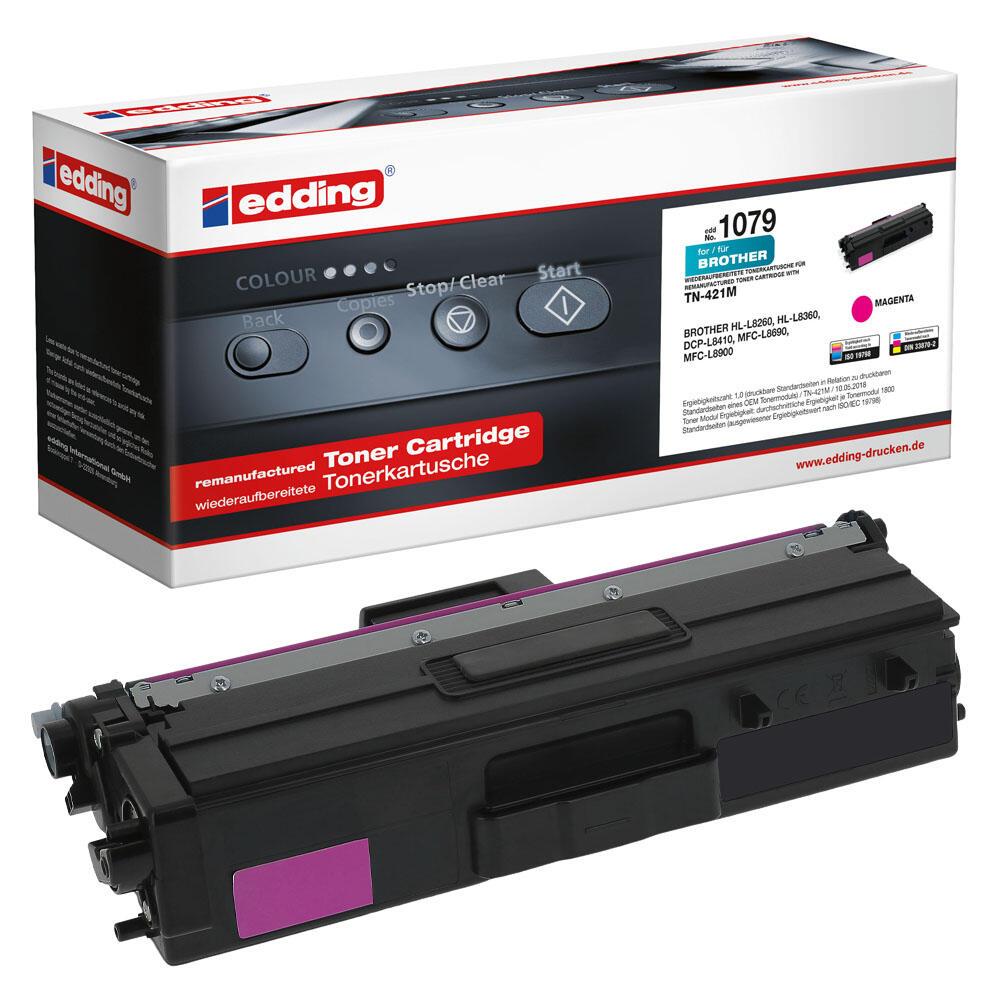 edding Toner EDD-1079 magenta kompatibel zu brother TN-421M von Edding