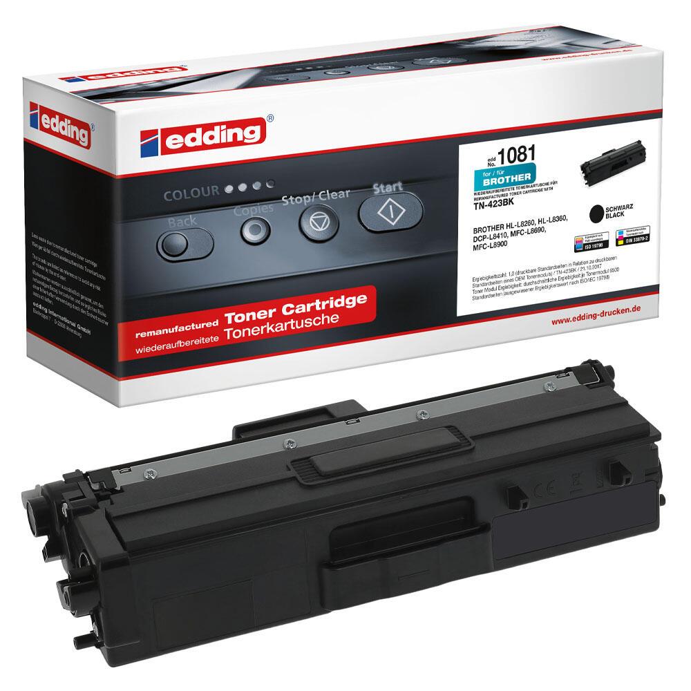 edding Toner EDD-1081 schwarz kompatibel zu brother TN-423BK edding Toner EDD-1081 schwarz kompatibel zu brother TN-423BK von Edding
