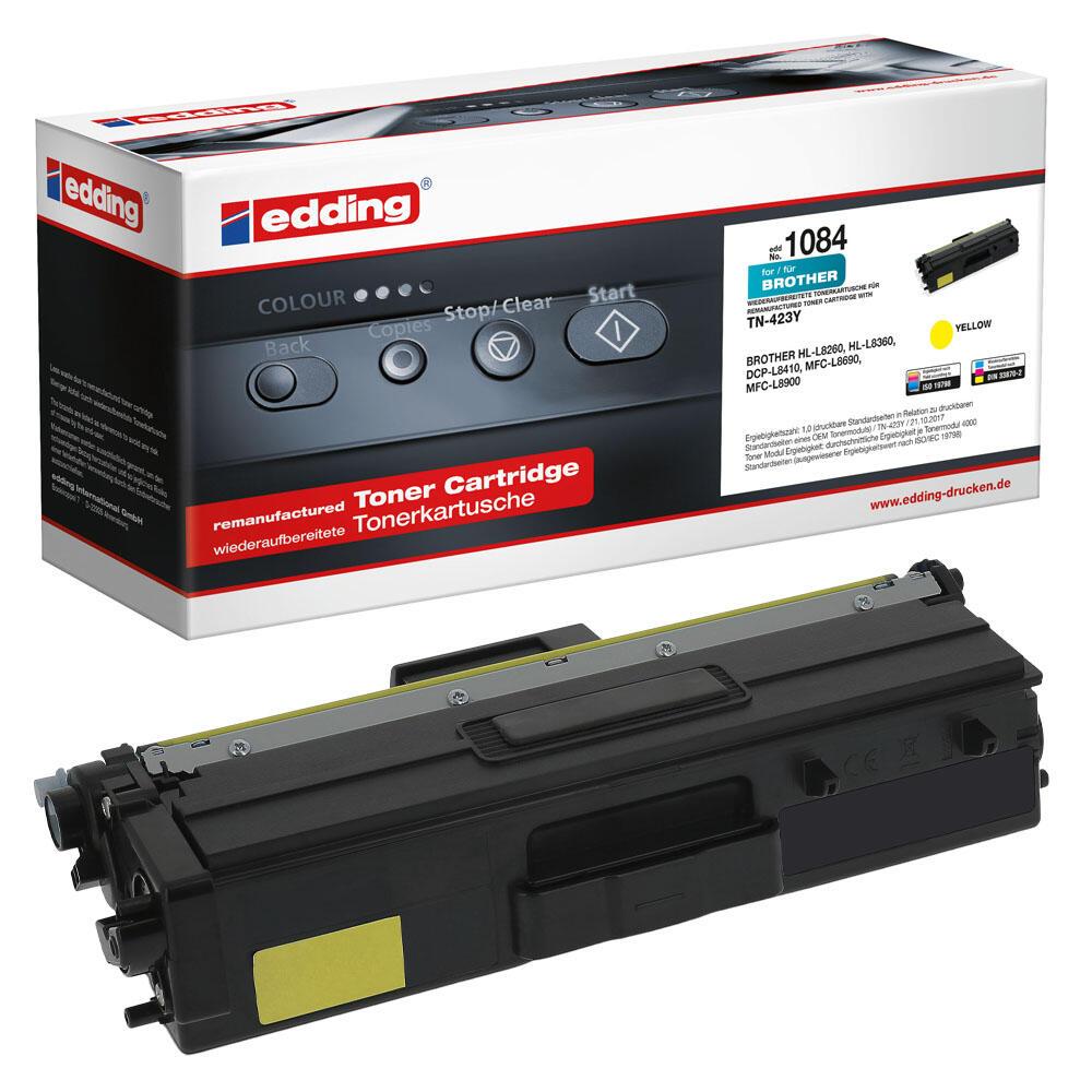 edding Toner EDD-1084 gelb kompatibel zu brother TN-423Y von Edding
