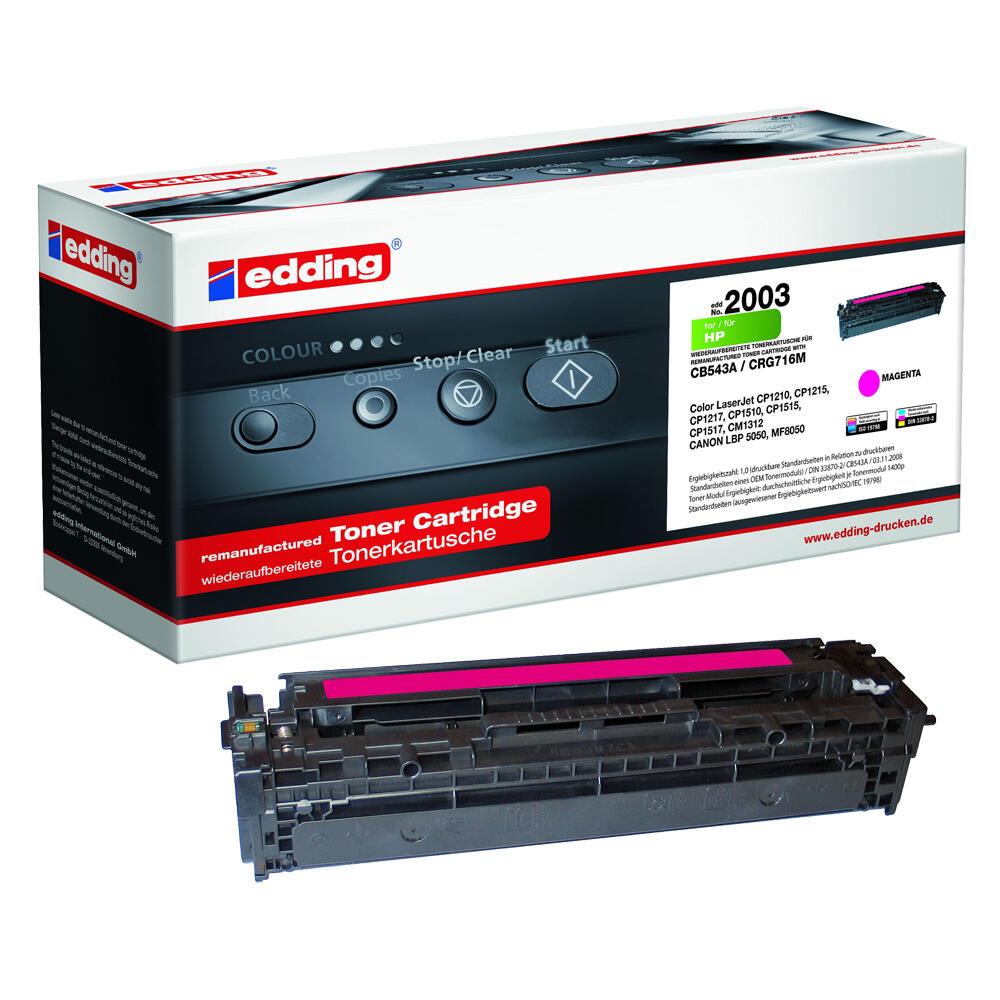 edding Toner EDD-2003 magenta kompatibel zu HP 125A; Canon 716 M(CB543A; 1978... edding Toner EDD-2003 magenta kompatibel zu HP 125A; Canon 716 M(CB543A; 1978... von Edding