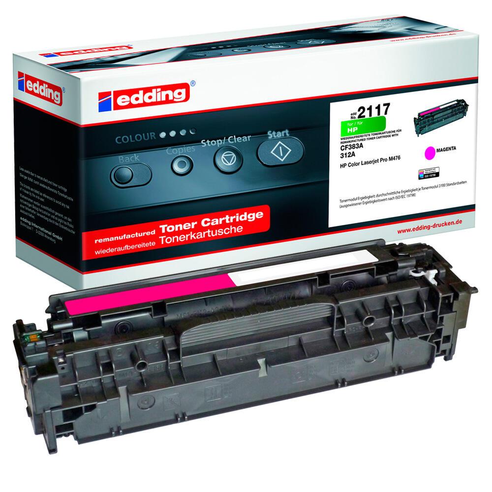 edding Toner EDD-2117 magenta kompatibel zu HP 312A (CF383A) von Edding