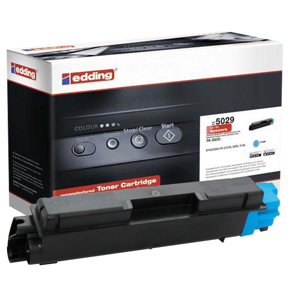 edding Toner EDD-5029 cyan kompatibel zu KYOCERA TK-580C edding Toner EDD-5029 cyan kompatibel zu KYOCERA TK-580C von Edding