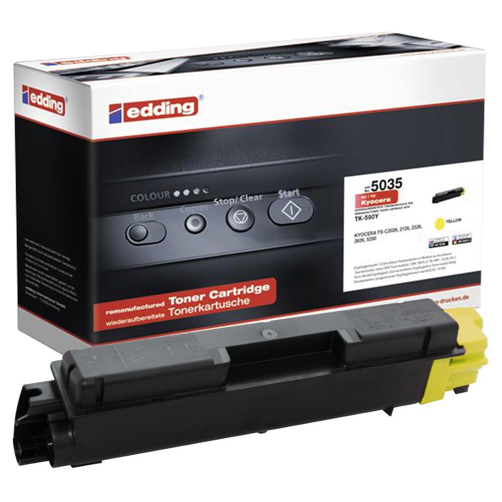 edding Toner EDD-5035 gelb kompatibel zu KYOCERA TK-590Y edding Toner EDD-5035 gelb kompatibel zu KYOCERA TK-590Y von Edding