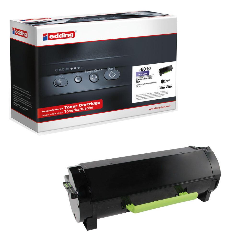 edding Toner EDD-6010 schwarz kompatibel zu LEXMARK 60F2H00 edding Toner EDD-6010 schwarz kompatibel zu LEXMARK 60F2H00 von Edding