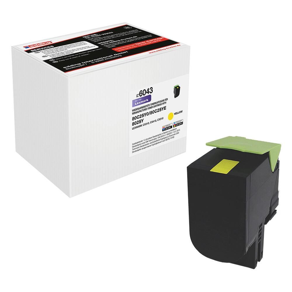 edding Toner EDD-6043 gelb kompatibel zu LEXMARK 80C2SY0 edding Toner EDD-6043 gelb kompatibel zu LEXMARK 80C2SY0 von Edding