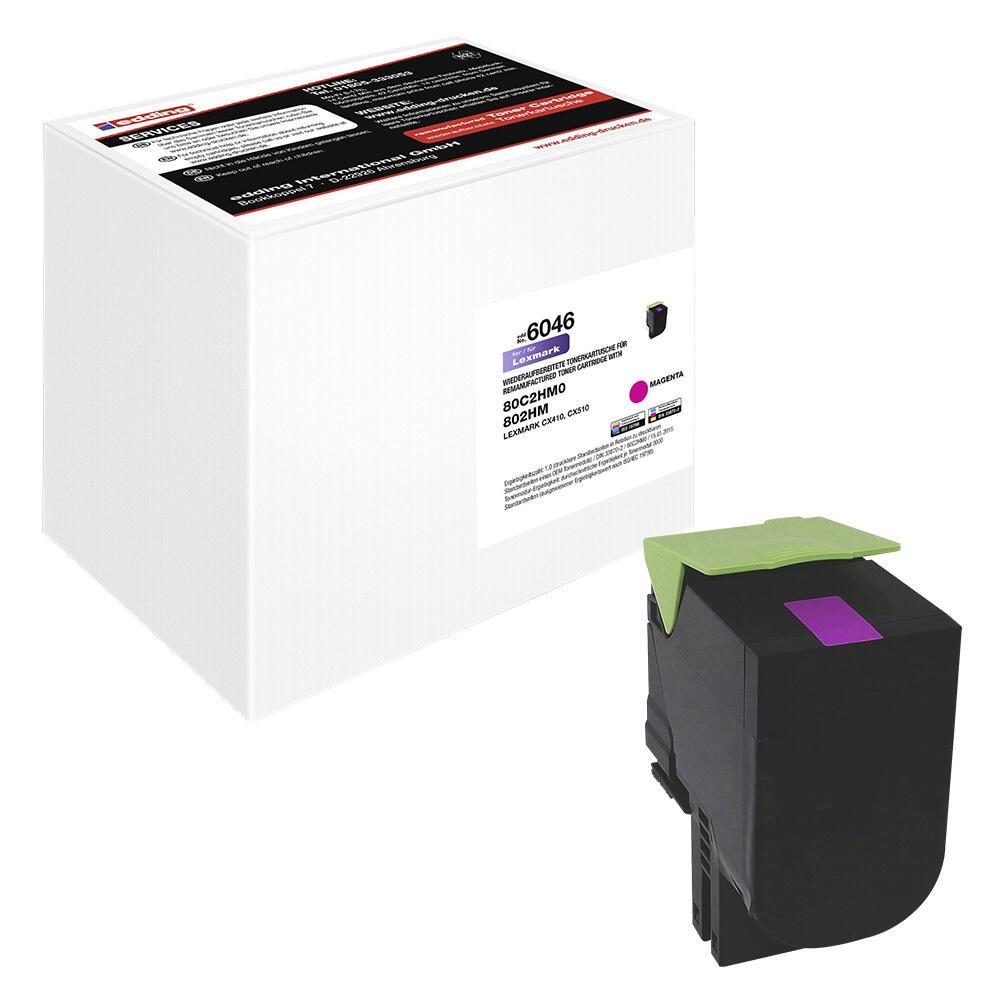 edding Toner EDD-6046 magenta kompatibel zu LEXMARK 80C2HM0 edding Toner EDD-6046 magenta kompatibel zu LEXMARK 80C2HM0 von Edding