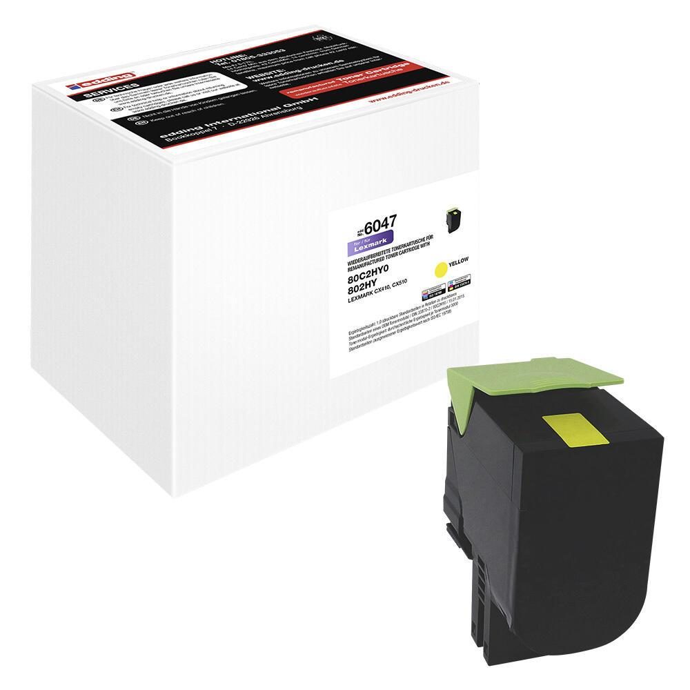 edding Toner EDD-6047 gelb kompatibel zu LEXMARK 80C2HY0 edding Toner EDD-6047 gelb kompatibel zu LEXMARK 80C2HY0 von Edding