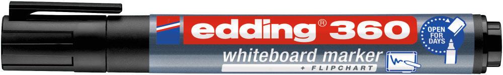 edding 360 Whiteboard-Marker 1.5 - 3.0 mm Schwarz von Edding