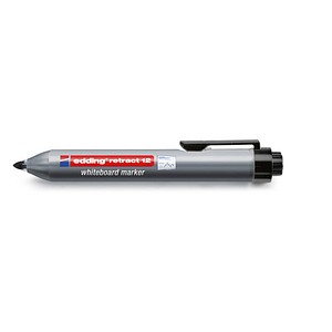 edding retract 12 Whiteboard-Marker schwarz 1,5 - 3,0 mm, 1 St. von Edding