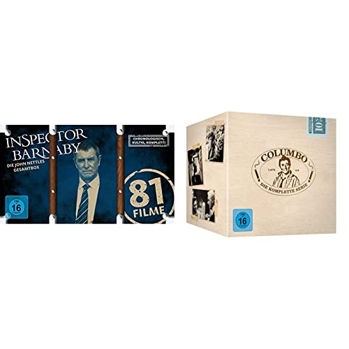 Inspector Barnaby - Die John Nettles Gesamtbox [47 DVDs + 1 CD] & Columbo - Gesamtbox [35 DVDs] von Edel Germany CD / DVD