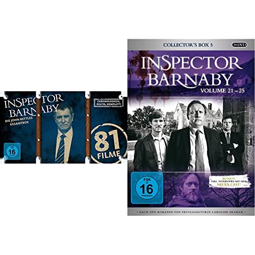 Inspector Barnaby - Die John Nettles Gesamtbox [47 DVDs + 1 CD] & Inspector Barnaby - Collector's Box 5, Vol. 21-25 (20 Discs) von Edel Germany CD / DVD