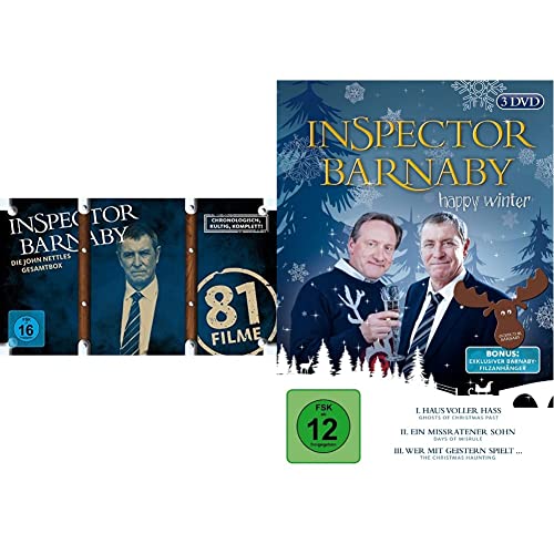 Inspector Barnaby - Die John Nettles Gesamtbox [47 DVDs + 1 CD] & Inspector Barnaby - Happy Winter [3 DVDs] von Edel Germany CD / DVD