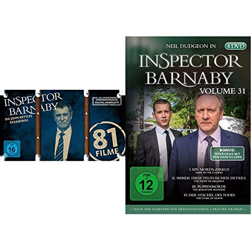 Inspector Barnaby - Die John Nettles Gesamtbox [47 DVDs + 1 CD] & Inspector Barnaby Vol. 31 [4 DVDs] von Edel Germany CD / DVD