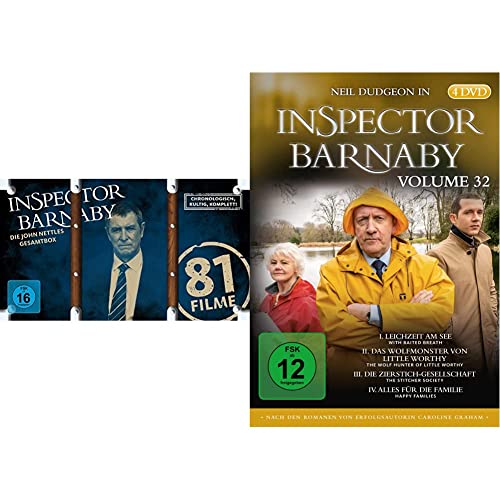 Inspector Barnaby - Die John Nettles Gesamtbox [47 DVDs + 1 CD] & Inspector Barnaby Vol. 32 (DVD) von Edel Germany CD / DVD