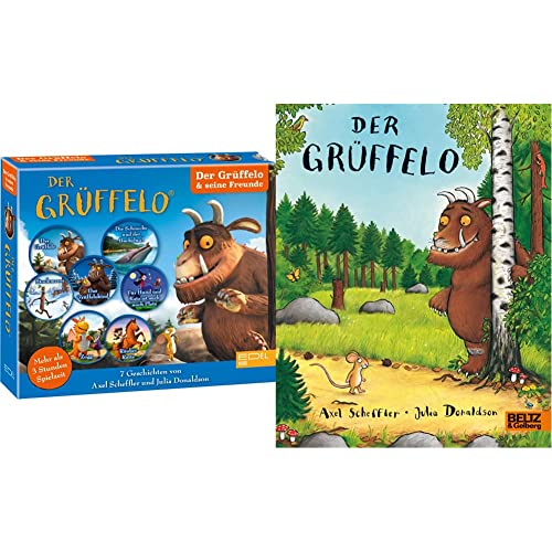 Der Grüffelo und seine Freunde - Die Original-Hörspiele zu den Filmen in einer Box & Der Grüffelo: Vierfarbiges Pappbilderbuch von Edel Germany Cd / Dvd