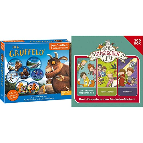 Der Grüffelo und seine Freunde - Die Original-Hörspiele zu den Filmen in einer Box & Die Schule der magischen Tiere – 3CD Hörspielbox Vol. 1 – Folge 01-03 Der Grüffelo und seine Freunde - Die Original-Hörspiele zu den Filmen in einer Box & Die Schule der magischen Tiere – 3CD Hörspielbox Vol. 1 – Folge 01-03 von Edel Germany Cd / Dvd