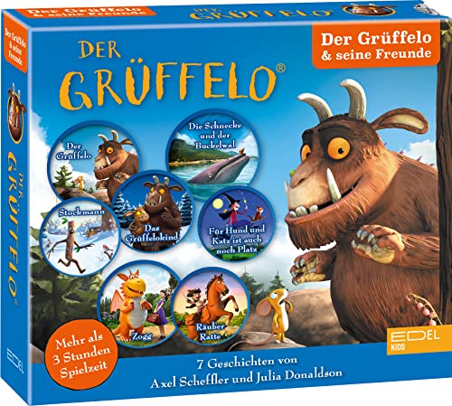 Der Grüffelo und seine Freunde - Die Original-Hörspiele zu den Filmen in einer Box von Edel Germany Cd / Dvd