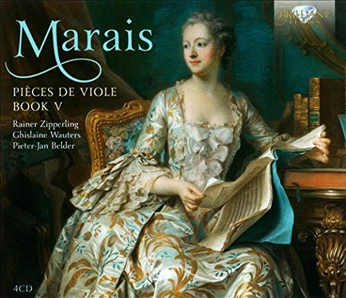 Rainer Zipperling/Ghislaine Wauters - Marais: Pieces De Viole, Book 5 (4 CD) von BRILLIANT CLASSICS