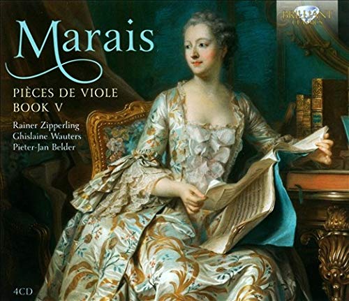 Rainer Zipperling/Ghislaine Wauters - Marais: Pieces De Viole, Book 5 (4 CD) von Edel Germany GmbH / Hamburg