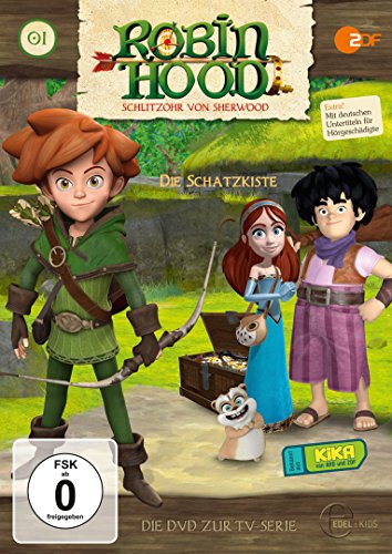 Robin Hood - Schlitzohr von Sherwood "Die Schatzkiste", Folge 1 - Die DVD zur TV-Serie von Edel Germany GmbH / Hamburg