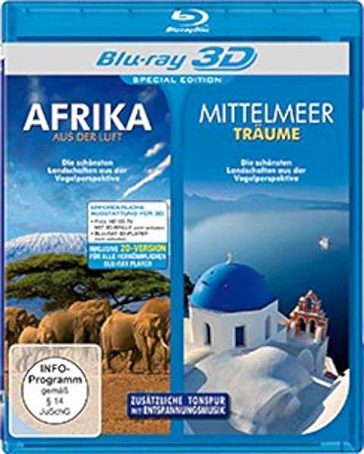 Afrika aus der Luft/Mittelmeerträume [3D Blu-ray] von Edel Germany GmbH