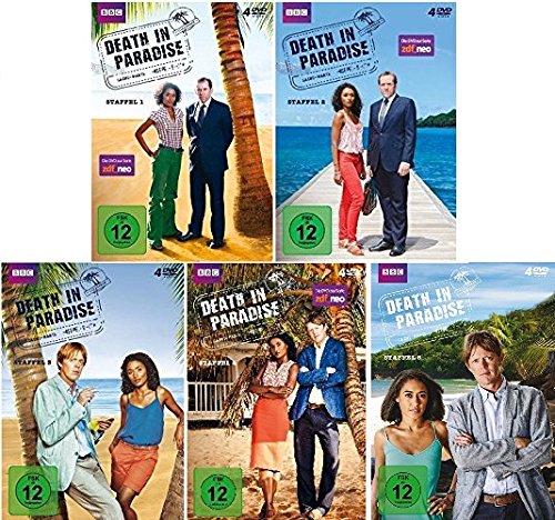 Death in Paradise - Staffel 1-5 im Set - Deutsche Originalware [20 DVDs] von Edel Germany GmbH