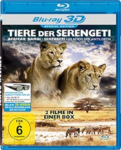 Tiere der Serengeti [3D Blu-ray] [Special Edition] von Edel Germany GmbH