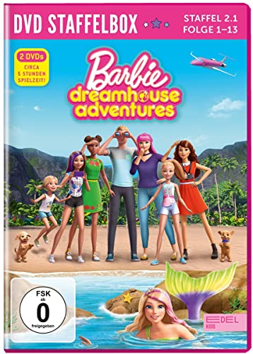 Barbie Dreamhouse Adventures - Staffelbox 2.1 - Die DVD zur TV-Serie [2 DVDs] (Folge 1 - 13) von Edel Kids