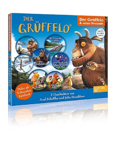 Der Grüffelo und seine Freunde - Die Original-Hörspiele zu den Filmen in einer Box mit GRATIS Blumensamen von Edel Kids