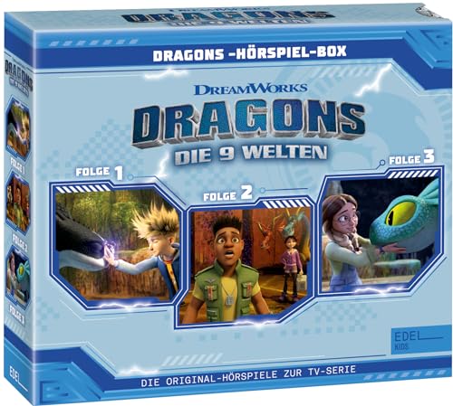 Dragons - Die 9 Welten: Die Hörspiel-Box mit den Folgen 1 - 3 - Die Original-Hörspiele zur TV-Serie mit GRATIS Blumensamen von Edel Kids
