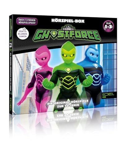 Ghostforce: Die Hörspiel-Box mit den Folgen 1 - 3 - Die Original-Hörspiele zur TV-Serie mit GRATIS Blumensamen von Edel Kids